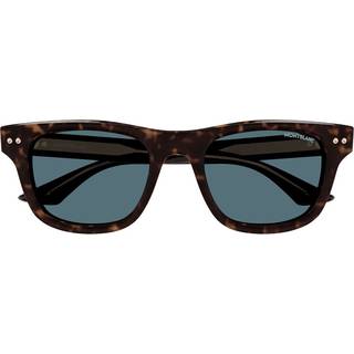 Montblanc MB0254S 002 53 Solbriller Mænd Tortoiseshell - Tortoise - 53mm