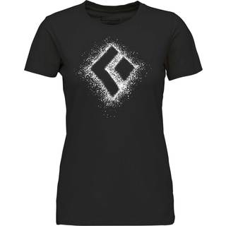 Black Diamond Women's Chalked Up 2.0 S/S Tee T-shirt Damer størrelse S farve sort