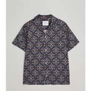 Les Deux - Hendrix Aop Ss Shirt - Skjorter til mænd - dark Navy/dar - S
