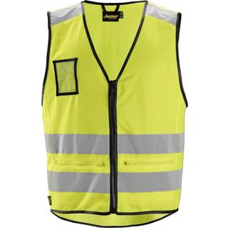 Snickers Vest high-vis  gul klasse 2 s/m