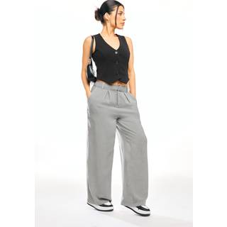 PixieGirl Petite PixieGirl Petite Grey Smart 100% Cotton Trousers