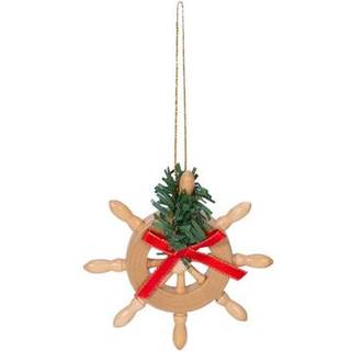 Beachcombers Ships Wheel Christmas Xmas Ornament Multi