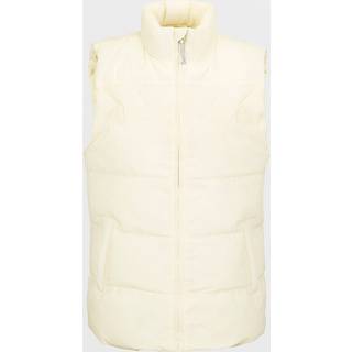 Volcom Women's Stone Castine Puff Vest Syntetiske veste Damer størrelse XL farve hvid