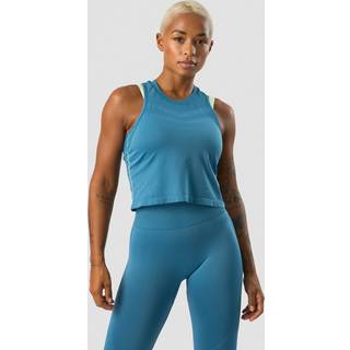 Deluxe Seamless Cropped Tank Top Teal