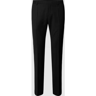 Slim fit bukser i en blanding af ny uld