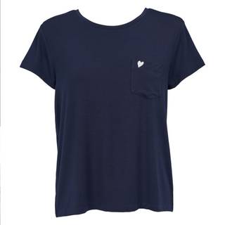 Missya Softness Modal T-shirt - Navy-2 - Large