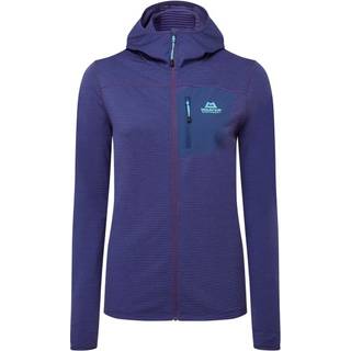 Mountain Equipment Women's Lumiko Hooded Jacket Fleecejakke Damer størrelse 12 farve blå