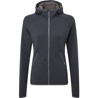 Mountain Equipment Women's Calico Hooded Jacket Fleecejakke Damer størrelse 12 farve grå