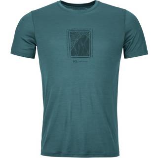 Ortovox 120 Cool Tec Mountain Cut T-Shirt Merino-shirt Herrer størrelse M farve grey