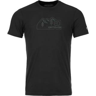 Ortovox 150 Cool Vintage Badge T-Shirt Merino-shirt Herrer størrelse M farve sort