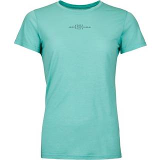 Ortovox Women's 150 Cool Climb Local T-Shirt Merino-shirt Damer størrelse L farve turkis
