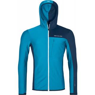 Ortovox Fleece Light Grid Hooded Jacket Fleecejakke Herrer størrelse XL farve blå