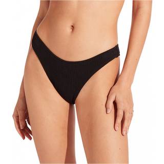 Seafolly Women's Sea Dive High Cut Pant Bikini-trusser Damer størrelse 10 farve sort