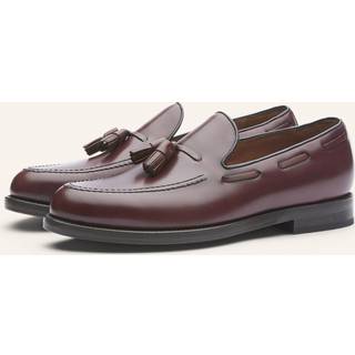 LOTTUSSE Herren Loafer rot Glattleder