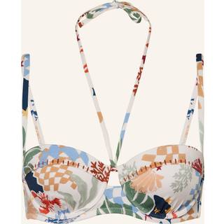 Watercult Women's Seaside Tales Bikini Top 7132 Bikinitop Damer størrelse 42 - B farve hvid