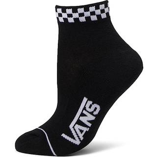 Vans - Kids Rox Peek-A-Check Socks (1 Pair), Black, Size: 31.5-38 - Black - 31.5-38
