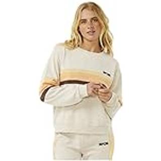 Rip Curl Women's Surf Revival Panelled Crew Oatmeal Marle, XS