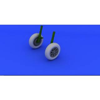 F4U-1 wheels diamond pattern for Tamiya