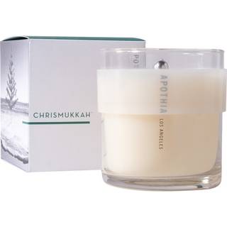 Apothia - Chrismukkah Candle | Fresh Green Fir & Cloves I Prisvindende duftlys med premium soja voksblanding i 60 timers brændende i 9 oz I Små b