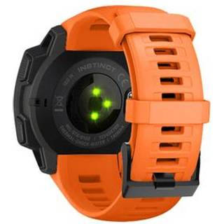 Garmin Instinct Blød Silikone Rem - Orange