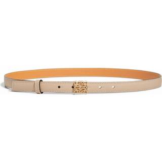 Loewe Anagram leather belt - gold - 85CM