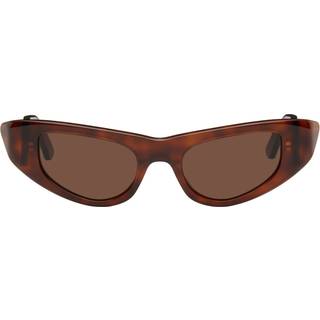Marni Unisex Netherworld Havana 9U7 Solbriller Acetat Havana Brun Cat Eye Normal