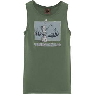 E9 1Caffe Tank Top Herrer størrelse XS farve olivengrøn