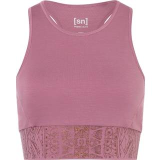 super.natural Women's Arabesque LF Top Sports-bh Damer størrelse L farve pink