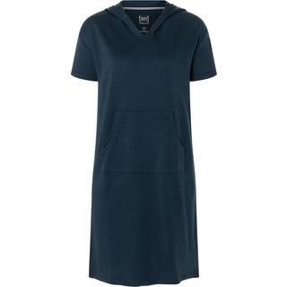 super.natural Women's Hooded Bio Dress Kjole Damer størrelse L farve blå