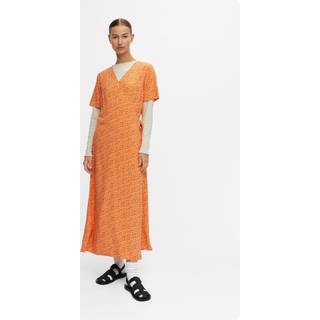 Ema Elise Wrap Kjole - Autumn Sunset - 38 - Object