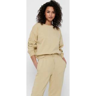 Comfy crewneck - Sandfarvet - Dame - M - ONLY