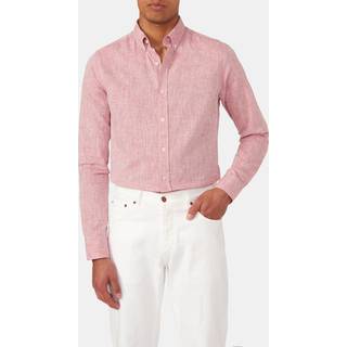 Oscar Jacobson - Slim Fit Button Down Skjorte - størrelse XXL - Herre