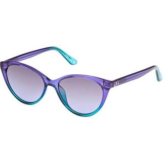 Guess GU8291 Børn 92W 51 Solbriller Børn Blue - Transparent Blue Gradient Purple - 51mm