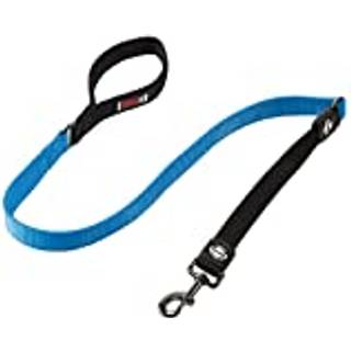 Franklin Sports Pet Supply - Nylon Dog Leash - Comfort - Neoprene Handles- Shok -Tek Bungee System - 4 Foot - Dog Training - Walking
