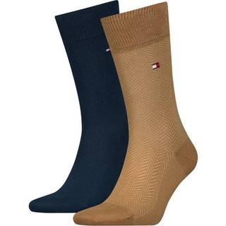 TH MEN SOCK 2P HERRINGBONE