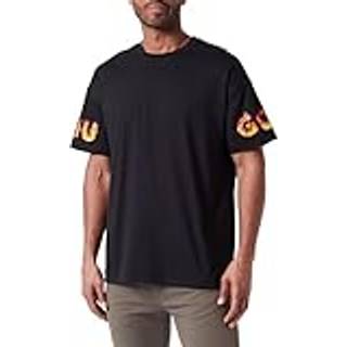 HUGO Herren T-Shirt schwarz unifarben