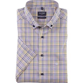 OLYMP Herren Kurzarmhemd multicolor kariert