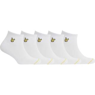 Lyle & Scott Lyle & Scott White Socks 5 Pack