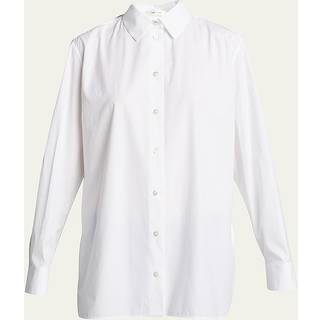 The Row Sisilia cotton shirt - white - L