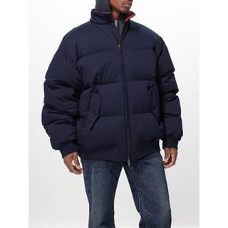 Balenciaga Cut-Up Harrington twill down jacket - blue - EU 44