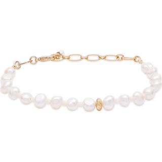 ANNI LU Stellar Pearly Armbånd 18 kt. Forgyldt Messing 202-10-11 - Dame - Brass