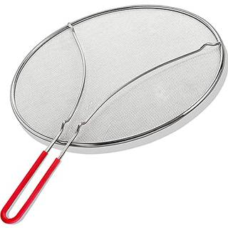 13 """" Grease Splatter -sk?rm til madlavning | Rustfrit st?l olie spredning vagt og ultra-fine mesh beskytter huden mod forbr?ndinger | Silikone r