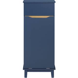 SoBuy Vaskemaskineskab Hylde BZR114-B i Natblå