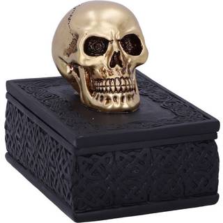 Keltische Box mit Goldenem Totenschädel