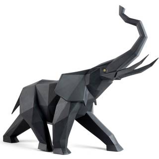 Lladro 01009559 Elephant (Black) - P44128