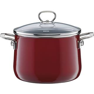 Riess Nouvelle Rosso extra stark Fleischtopf 20 cm / 4,0 L - Emaille - Rot