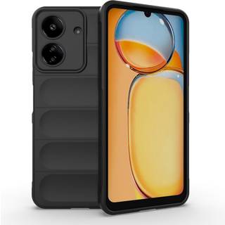 EIDERWOOD Xiaomi Poco C65 / Redmi 13C (4G) Fleksibelt Plastik Bagside Cover - Sort