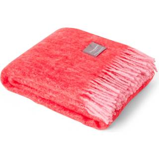 Stackelbergs Mohair plaid Pelagon & red melange