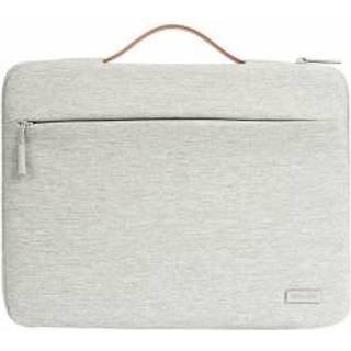 Melcou 13" MacBook/PC sleeve med hank - lysegrå