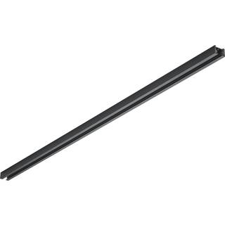 2-kredsløbsskinne DUOline, sort mat, 160 cm